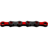 Kmc X12 Dlc Black/Red 126L Chain